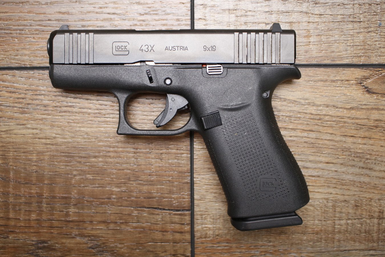 GLOCK 43X 9mm Police Trade-in Semi-Auto Pistol